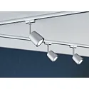 Paulmann spot URAIL COVER with feed-in option, set of 4 GU10, chrome, chrome matt dimmable