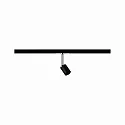 Paulmann Spot URAIL PURE II rotatif, inclinable GU10, noir mat gradable