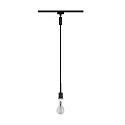 Paulmann Luminaire à suspension URAIL DECOSYSTEMS sans abat-jour E14, noir mat, blanche gradable