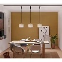 Paulmann Luminaire à suspension URAIL DECOSYSTEMS sans abat-jour E14, noir mat, blanche gradable