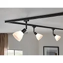 Paulmann Spot URAIL DECOSYSTEMS rotatif, inclinable E14, noir mat, blanche gradable
