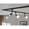 Paulmann Spot URAIL DECOSYSTEMS rotatif, inclinable E14, noir mat, blanche gradable