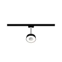 Paulmann Spot URAIL CIRCLE rotatif, inclinable, chrome, noir mat