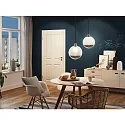 Paulmann Luminaire à suspension URAIL 2EASY BASIC sans abat-jour E27, chrome, noir mat, blanche gradable