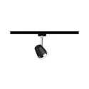 Paulmann Spot URAIL CONE rotatif, inclinable GU10, chrome, noir mat gradable
