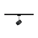 Paulmann spot URAIL ALDAN LED with lens optics, chrome, black matt dimmable