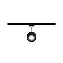 Paulmann spot URAIL ALDAN LED with lens optics, chrome, black matt dimmable