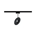 Paulmann Spot URAIL SPHERE, chrome, noir mat gradable