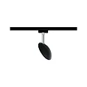 Paulmann Spot URAIL SPHERE, chrome, noir mat gradable