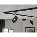 Paulmann Spot URAIL SPHERE, chrome, noir mat gradable