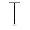 Paulmann pendant luminaire URAIL SARRASANI E14, opal, black matt dimmable