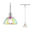 Paulmann Luminaire à suspension URAIL SARRASANI E14, chromé mat, dichroïque gradable