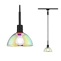 Paulmann Luminaire à suspension URAIL SARRASANI E14, noir mat, dichroïque gradable