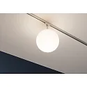Paulmann Luminaire de plafond URAIL CEILING GLOBE SMALL petit E14, chromé mat, opale gradable