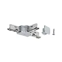Accessories for 1-Phase track system URAIL T-coupler, 125mm, max. 1000W, 230V, chrome matt