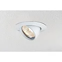 Paulmann Lumière encastrée PREMIUM inclinable GU5,3 IP23, blanche