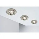 Paulmann Lumière encastrée QUALITY pivotant GU5,3, fer brossé