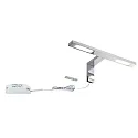 Paulmann Luminaire de miroir GALERIA DOUBLE HOOK à 2 flammes, angulaire, chrome 
