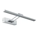 Paulmann Eclairage de tableau GALERIA BEAM FIFTY LED avec bras articulé, inclinable, nickel brossé 