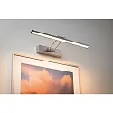 Paulmann Eclairage de tableau GALERIA BEAM FIFTY LED avec bras articulé, inclinable, nickel brossé 