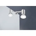 Paulmann Luminaire de miroir SIMPLO LED réglable GU10, fer brossé 