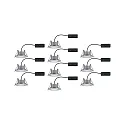 Plafonnier encastré CALLA IP65 pivotant, lot de 10 IP65