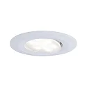 Paulmann Plafonnier encastré CALLA IP65 pivotant, lot de 3 IP65, blanc mat 