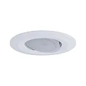 Paulmann Plafonnier encastré CALLA IP65 pivotant, lot de 3 IP65, blanc mat 