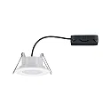 Paulmann Plafonnier encastré CALLA IP65 DIM pivotant IP65, blanc mat gradable