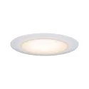 Paulmann Lumière encastrée SUON DIM-TO-WARM Dim-To-Warm, lot de 3 IP44, satin, blanche gradable 480lm 2000K