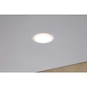 Paulmann Lumière encastrée SUON DIM-TO-WARM Dim-To-Warm, lot de 3 IP44, satin, blanche gradable 480lm 2000K