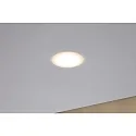 Paulmann Lumière encastrée SUON DIM-TO-WARM Dim-To-Warm, lot de 3 IP44, satin, blanche gradable 480lm 2000K