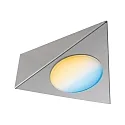 Paulmann Clever Connect Starter set of 3 TRIGO, 12V DC, 2.1W 2700- 6500K, dimmable, nickel brushed