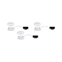 Paulmann Eclairage sous meuble PUKK LED lot de 3, blanche  10,5W 210lm 2700K