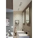Paulmann outdoor recessed luminaire CALLA LED round, swivelling IP65, black matt 