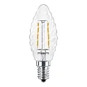 filament lamp candle turned COREPRO LEDCANDLE ST35 switchable ST35 E14 2W 250lm 2700K CRI 80 