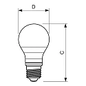 Philips Lampe LED forme poire COREPRO A60 commutable A60 E27 7W 806lm 2700K CRI 80 