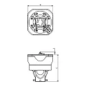 Philips Lampe halogène MSD PLATINUM 25 R 1CT/8 550W 26000lm 8000K gradable