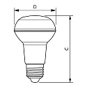 Philips Lampe LED CorePro LEDspot R63 E27 3W 255lm 2700K 36° CRI 80 