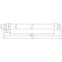 RADIUM Tube LED T8 DC-TUBE LED T8 NEO 18 865/G13 contrôlable par DALI, courant constant