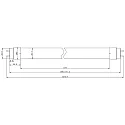 RADIUM Tube LED T8 DC-TUBE LED T8 NEO 36 865/G13 contrôlable par DALI, courant constant