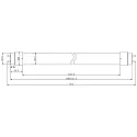 RADIUM Tube LED T8 DC-TUBE LED T8 NEO® 58 840/G13 - 1500MM contrôlable par DALI, courant constant terne G13 24