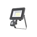Projecteur STAR 3000/840 BK SENSOR avec capteur, inclinable, commutable IP65, noir 