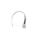 Câble de connexion plat, avec prise de courant, 4 pôles, multicolore