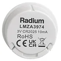 Télécommande REMOTE RF DOT 1ZONE WHITE 1 voie, cylindrique, avec sortie de signal de commande radio (RF), blanche