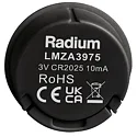 Télécommande REMOTE RF DOT 1ZONE BLACK 1 voie, cylindrique, avec sortie de signal de commande radio (RF), noir
