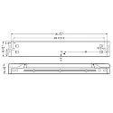 RADIUM Driver de LED DC DRIVER DALI 15W/100-350mA contrôlable par DALI, courant constant, réglable, gris argent