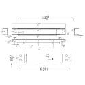 RADIUM Driver de LED DC DRIVER DALI 30W/550-750mA contrôlable par DALI, courant constant, réglable, gris argent