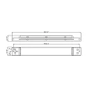 RADIUM Driver de LED DC DRIVER DALI 200-350MA contrôlable par DALI, courant constant, blanche