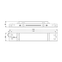 RADIUM Driver de LED LED DC ON-OFF 200-350MA 20W courant constant, réglable, blanche